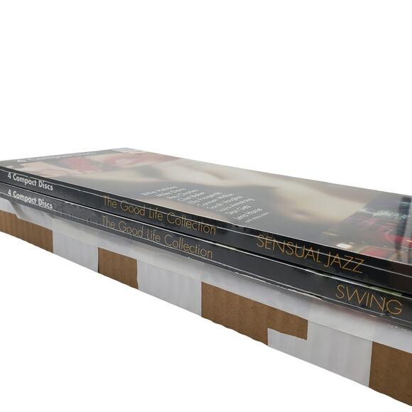 Sensual Jazz 4 Disk Cd Set and Swing 4 Disk CD set **NEW FACTORY SEALED ** - Picture 5 of 7